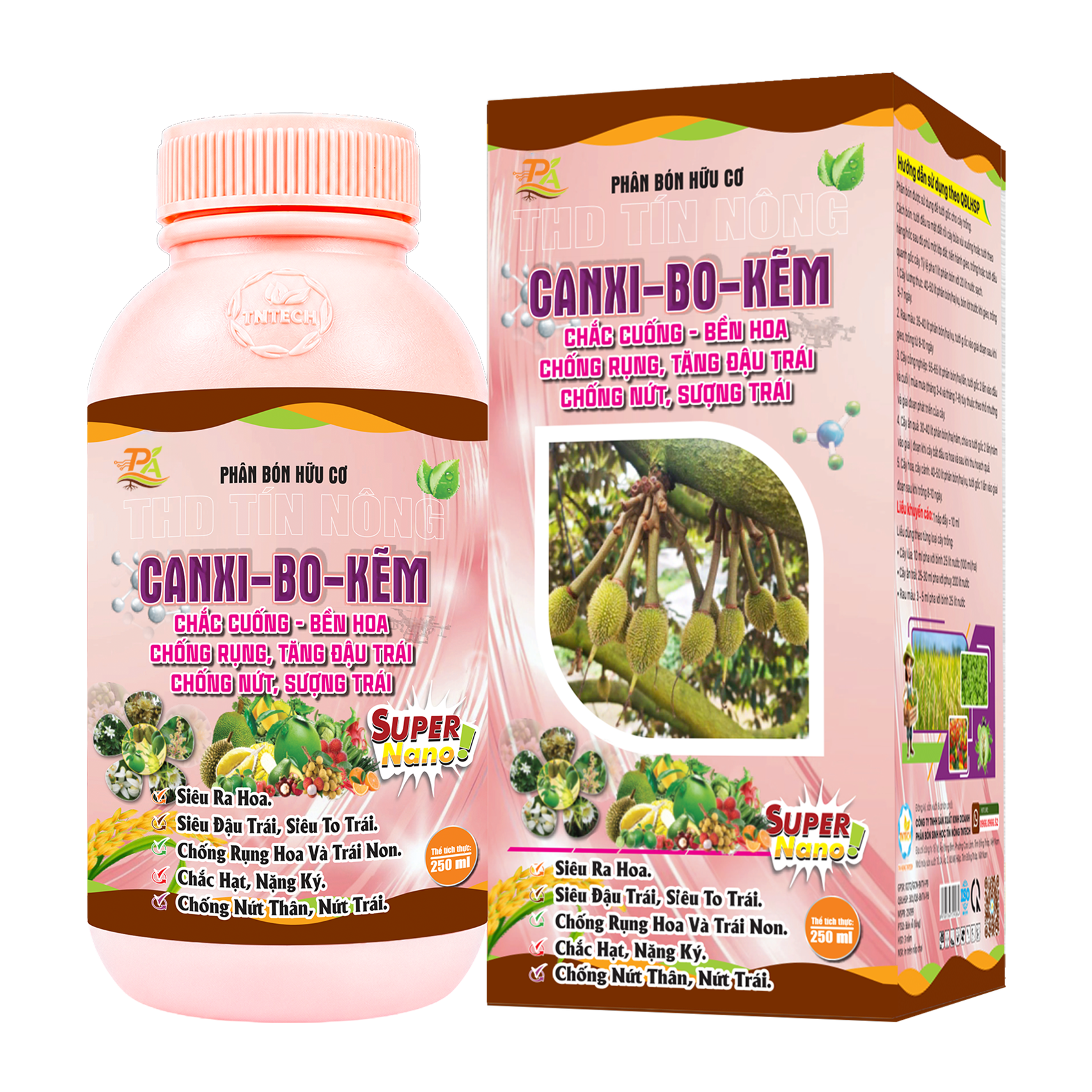 CANXI - BO - KẼM _ SIÊU GIỮ HOA - ĐẬU TRÁI - Image 2