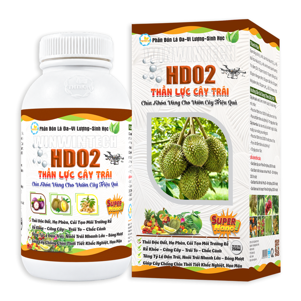 HD02 CHUYÊN SỬ DỤNG CHO CÂY ĂN TRÁI 250ML