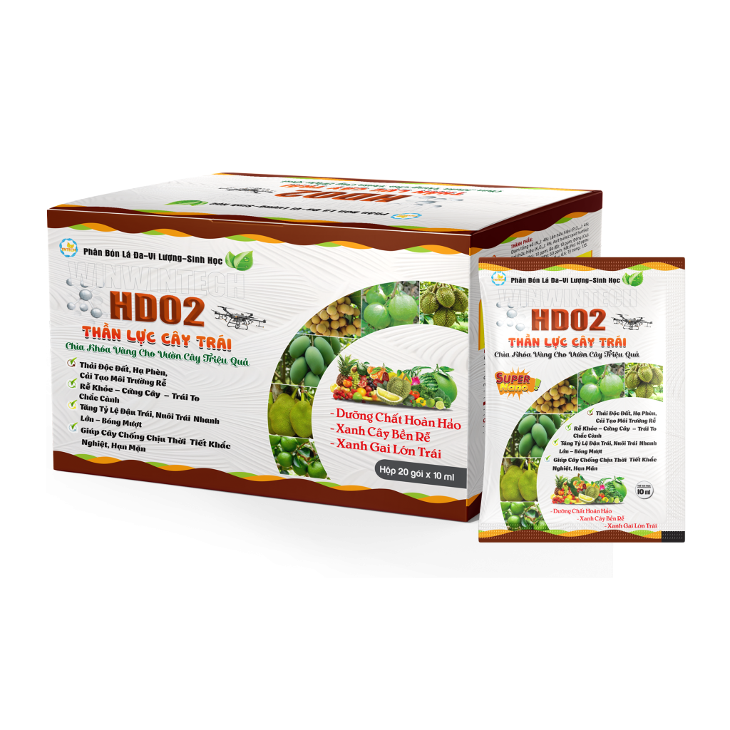 HD02 CHUYÊN SỬ DỤNG CHO CÂY ĂN TRÁI 10ML